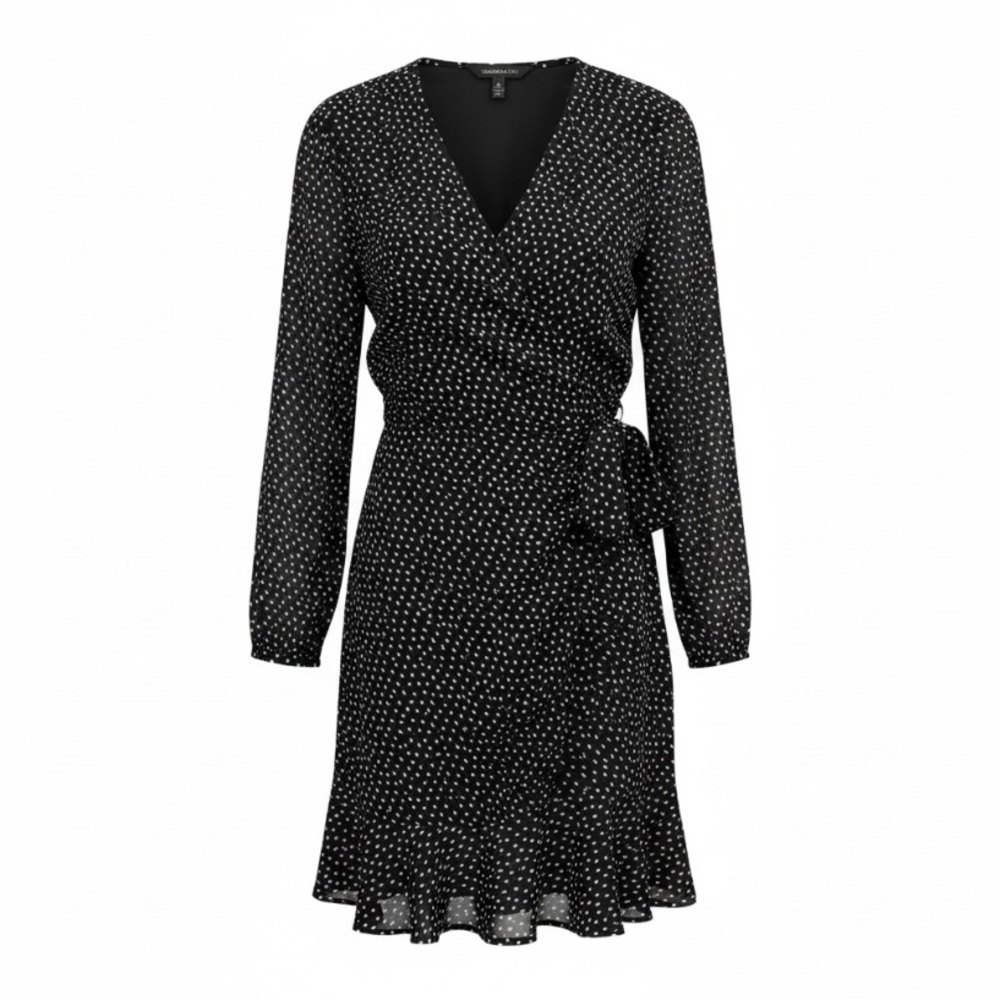Abercrombie & Fitch Black Long Sleeve Dress size L